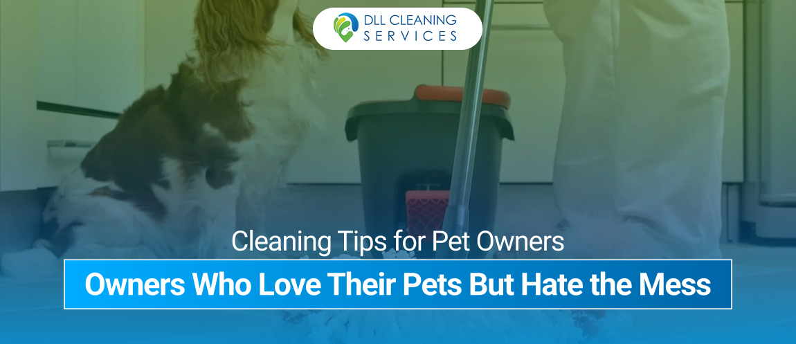 Cleaning Tips for Pet Owners Who Love Their Pets But Hate the Mess