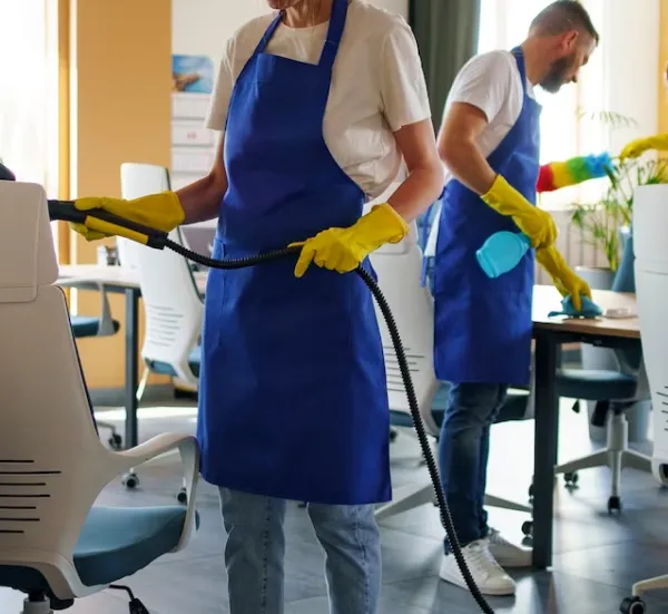 Woman Cleaning Refrigerator Square