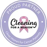 A proud partner of cleaning for a reason clean homes for cancer patients